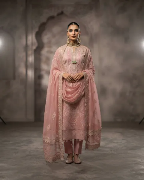 Pink Organza / Net